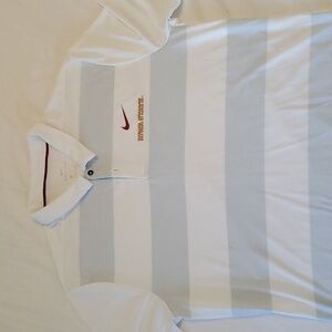Nike White Iowa State Polo XL